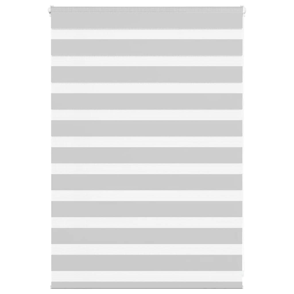 Vidaxl (Light Grey, 115 X 100 Cm) Zebra Blind Fabric Polyester