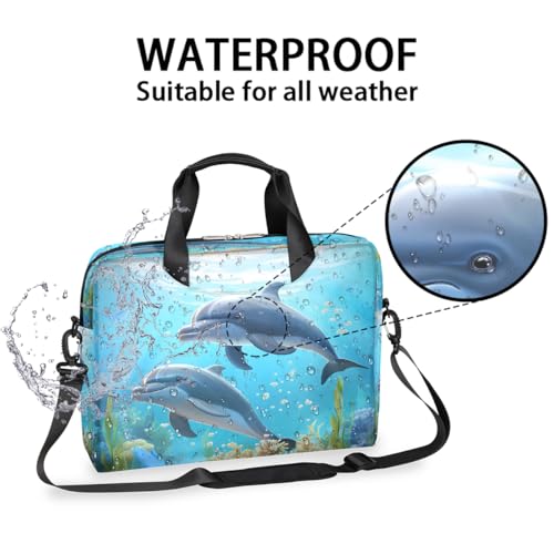 Bolso para Laptop 15.6-16 pulgadas con diseño de delfín miniatura 3
