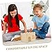 Abaodam Rustic Wooden Hamster Hideout for Small Pets Breathable Rat House Hollow Window Design for Secure Resting and Play Small Animal Habitat