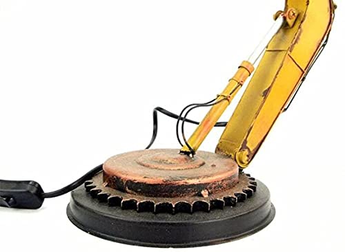 Industrial Design Excavator Desk Lamp, Creative Excavator Robotic Arm Table Lamp, Unique Movable Digger Night Light For Kids, Led Excavator Model Night Lamp For Boys Bedroom Bedside Desktop Decor #TOP4