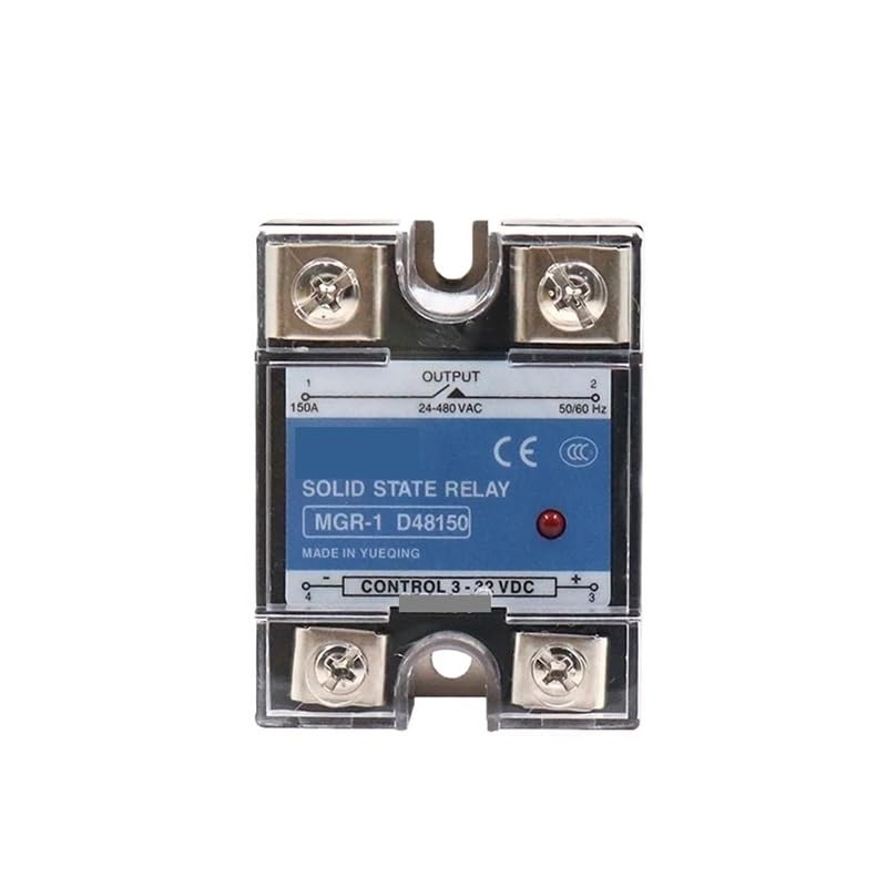 MGR-1 D48150/SSR-150DA 150A Pojedyncza faza DC Sterowanie ciepłem AC Sink 24-480 V AC do 3-32 V DC 150A DA Solid State Relay IDGTTLDF (MGR-1 D48150)