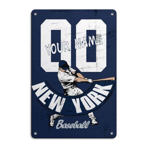 Image of ANTKING New York Metal Sign Custom Sign Decor for Men Youth Boy Gifts