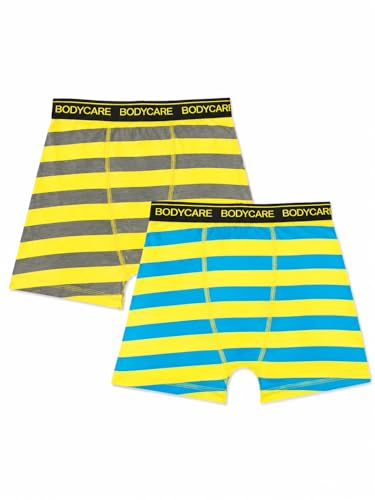 Image of BODYCARE Boys Cotton Solid Trunks Pack of 2 | Soft & Breathable Innerwear | Comfortable Elastic Waistband | Kids Underwear | Skin-Friendly Fabric