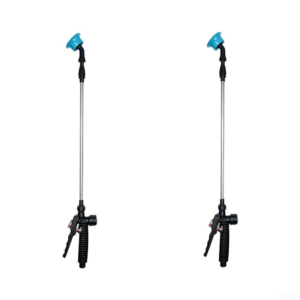 Garden Watering Wand with Adjustable Spray Patterns and Shut-Off