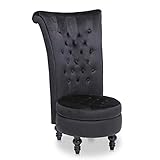 KOMFY-RÜCKENSTÜTZE UND KISSEN: Weiche Samtbezüge mit dicken, gepolsterten Kissen sorgen für stundenlangen Komfort. Entspannen Sie sich vollständig, wenn Sie darauf sitzen.