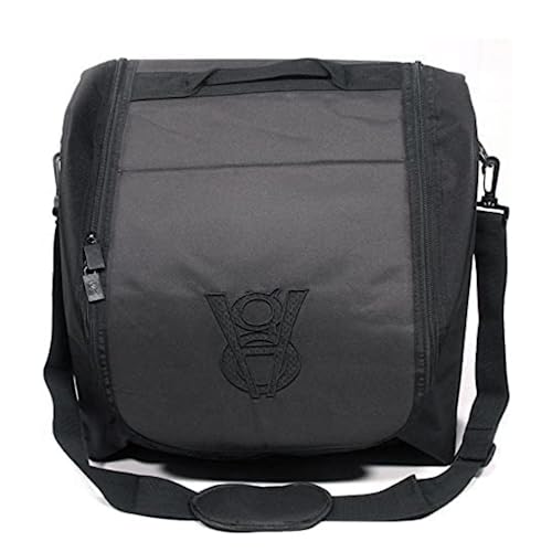 Homiegear Authentic Cap Carrier Case for 24 Caps - Water Resistance Quality Polyester Cap Storage Bag with Double Compartment - Black