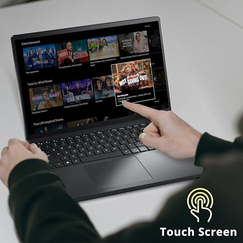 Image of Dell Inspiron 15 15.6 inch Touch Screen Laptop, Intel i5-1235U, 16GB RAM, 672GB Storage(512GB PCIe SSD+160GB Docking Station Set), UHD Graphics, Numeric Keypad, Black, Windows 11 Pro