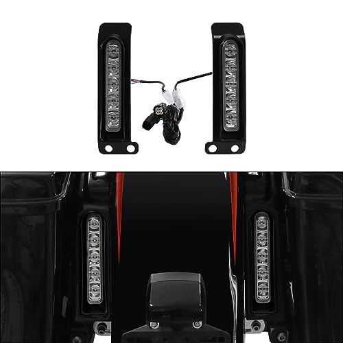 TCT-MOTORPARTS Saddlebag Filler Insert Support LED Light +Saddlebags Brake Turn Lights para Harley Electra Road Street Glide 2014-2023 miniatura 4