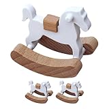Bois : Fabriquées en bois, chaque figurine de cheval est robuste et offre un support durable pour les accessoires de meubles de maison de poupée ou les collections de mini chevaux en bois.