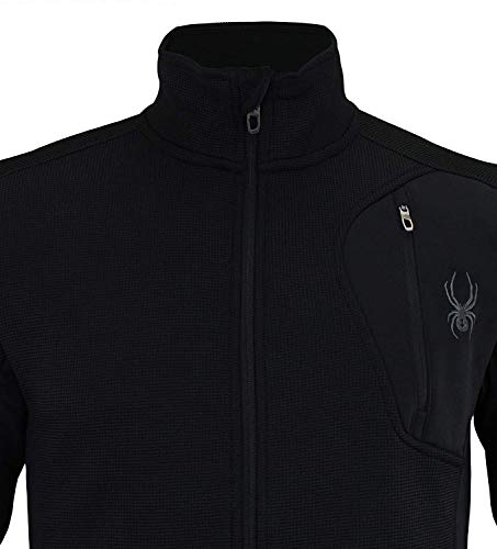 Spyder Men's Raider Full Zip Sweater, Black-F20 Medium2