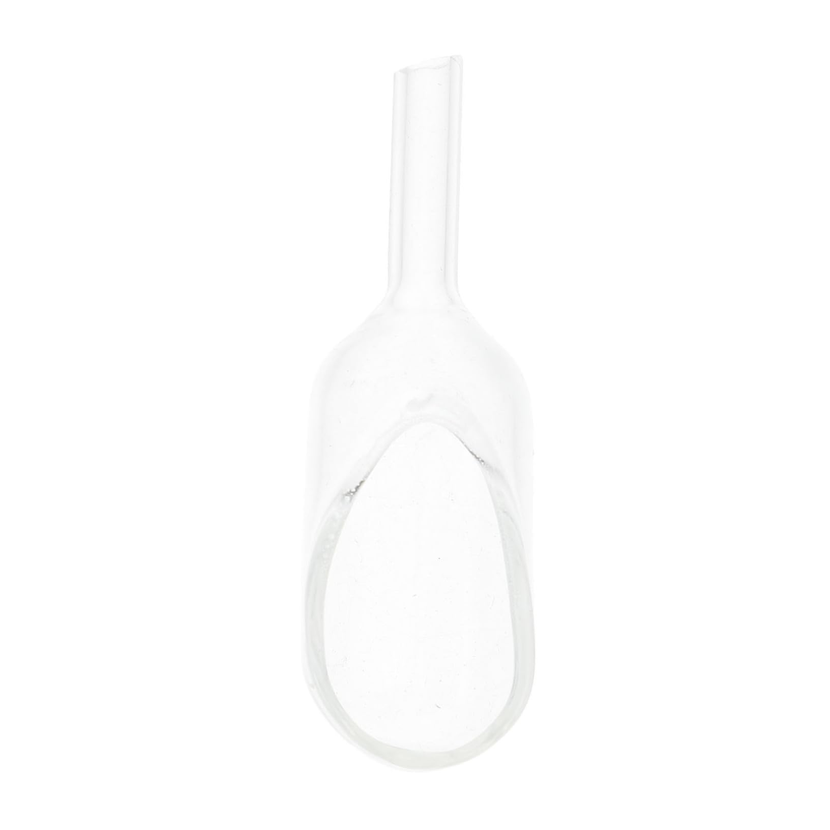 HAWILLOSCH 3pcs Glass Laboratory Weighing Scoop Spoon Funnel Set Weighing Tools for Laboratory University Classroom Research