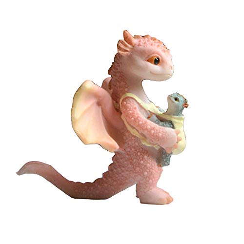 Figurine dragon de jardin mère et fille cadeau idéal pour amoureux de nature