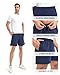 Liloak Multipack Athletic Shorts Men 7 Inch,Cotton Knit Shorts Men,Mens SweatShorts with Pockets for Workout,Gym,Running