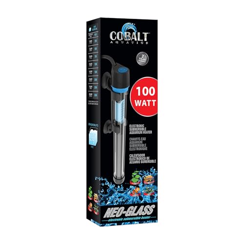 Image of Cobalt Aquatics Neo-Glass 10W Aquarium Heater (Up to 29 Gal) - Submersible, Digital Thermostat, ±0.7F Accuracy, For Freshwater & Saltwater Tanks