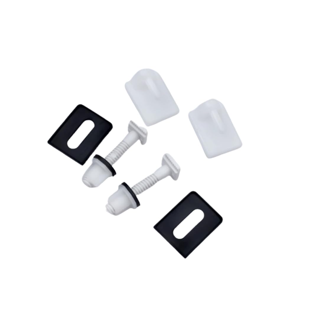 Parryware EWC Seat Cover Hinges Colourless | Fixing Kit for EWC Models | Plastic Seat Cover Fixtures (Pack of 5)-image-11