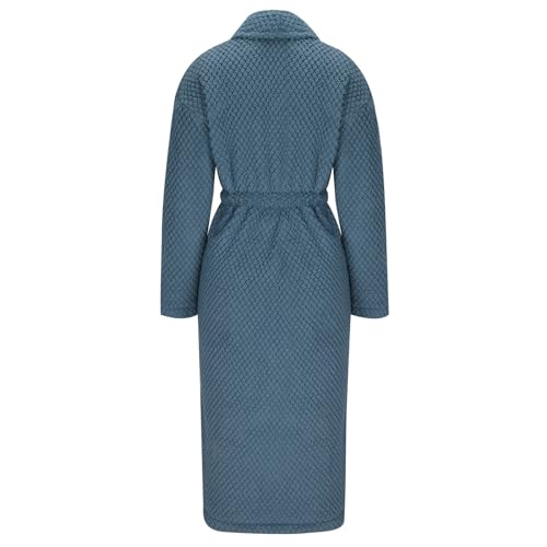 Mens Robes Lightweight Fleece Bathrobe no Hood Cozy Warm Full Lenght Long Plush Robe Casual Wrap Style Loungewear3
