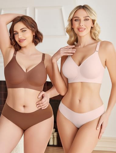 Image of Avidlove Wireless Bras for Women Push Up No Underwire Bra Full Coverage Seamless Bralettes Support Comfortable Everyday Bra