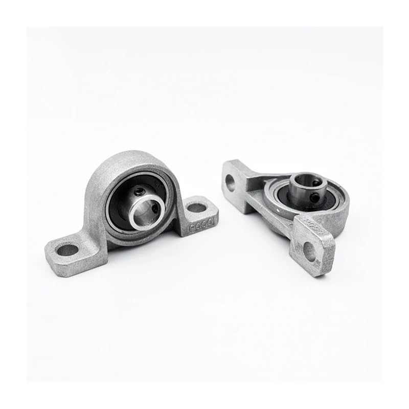 10/2pcs Zinc Alloy Diameter 8mm 10mm 12mm 17mm Bore Ball Bearing Pillow Block Mounted Support KP08 KP000 KP001 kp003 kp005 ITCLEYMDZV(KP005 25mm,One Size)