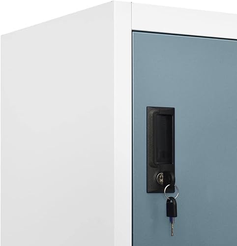 Miniatura 7 de YUHI-HQYD Armario de casillero organizador de almacenamiento de cubos estantes de armario estantes para almacenamiento con un tarjetero de nombre en