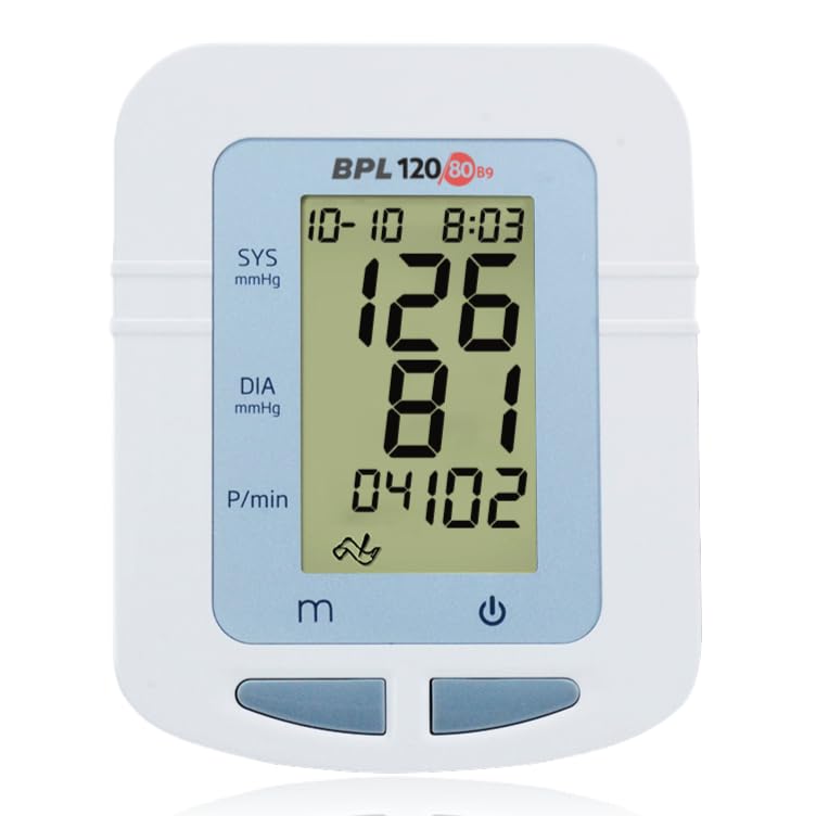 Image of BPL Medical Technologies 120 /80 B9 Automatic Blood Pressure Monitor (White)