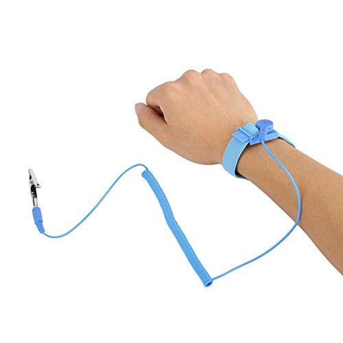ESD Krokodillenklem polsband Antistatische ontladingsband Aarding Statische schokpreventie Zachte elastische band voor… - Image 3