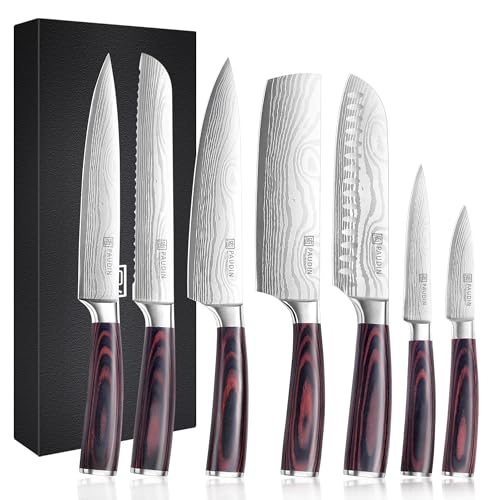 PAUDIN Chef Knife Set 7 Pieces