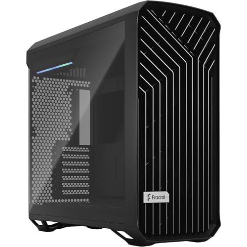 Migliori Case PC gaming Fractal Design Torrent Black E-ATX Tempered Glass Window High-Airflow Mid Tower Computer Case