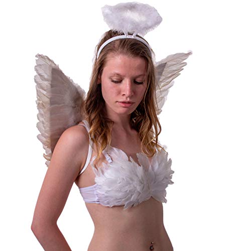 Espa Nv/Sa Reggiseno Angelo Piume Bianche