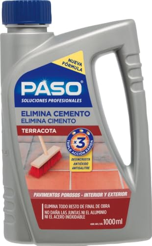 Paso Elimina Cemento y Mortero para Terracota y Suelos Porosos 1 L
