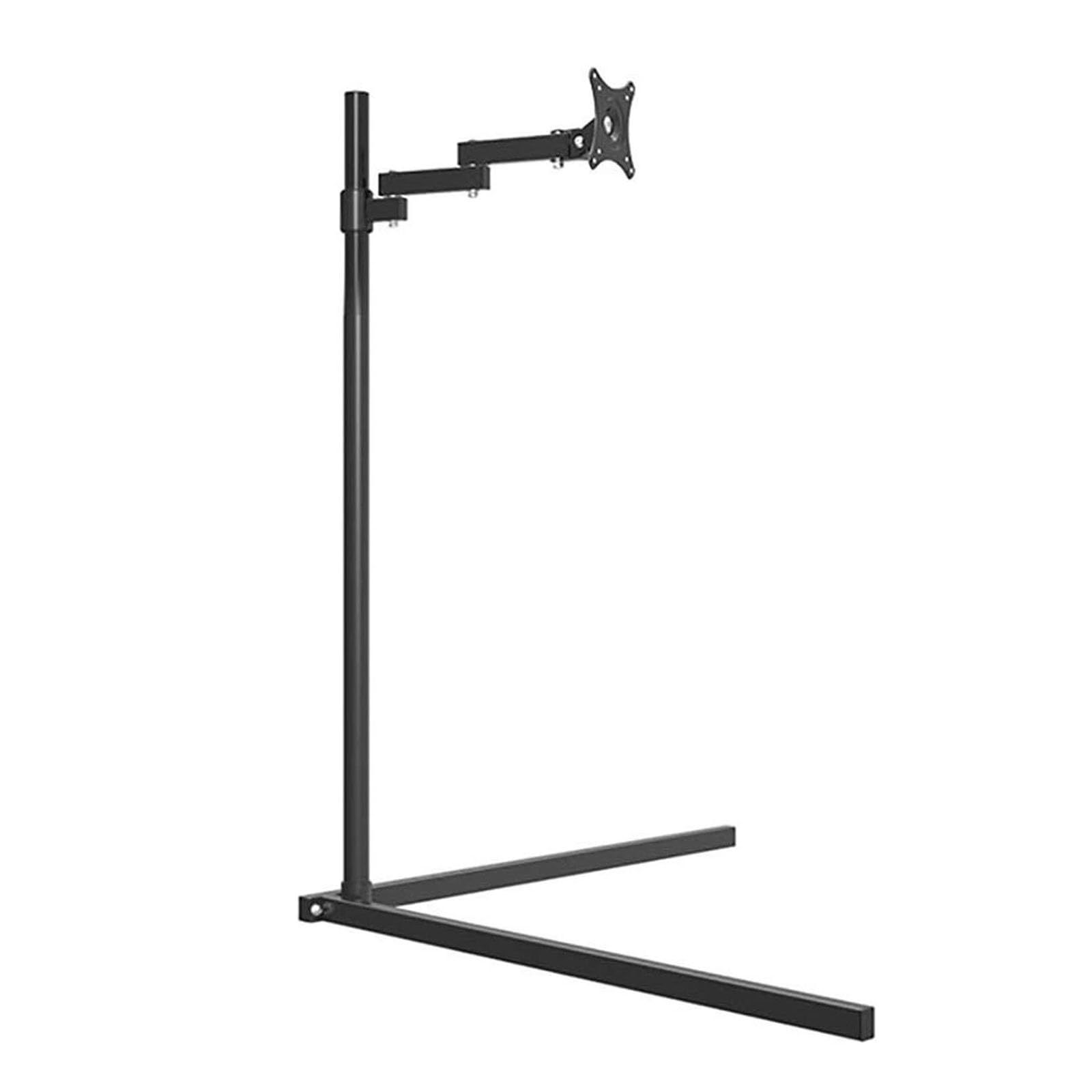 Support pour écran LCD au sol cadre mobile universel et trépied TV réglable