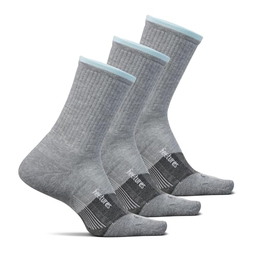 Image of Feetures Trail Max Cushion Mini Crew Sock - Hiking Socks for Men & Women