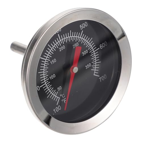 PAMINGONO Backofenthermometer Edelstahl Bimetall Grillthermometer Für Grillöfen 100-350°c Große Anzeige Schnell Reagierend Zuverlässig