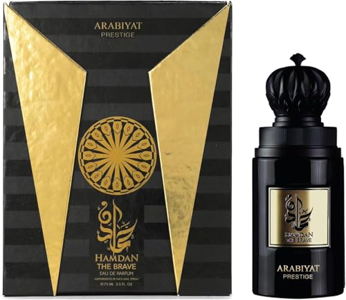 Arabiyat Prestige Hamdan The Brave For Men, Eau de Parfum, 75 ml Fabriqué aux EAU