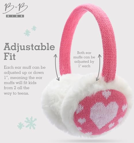 Image of Brook + Bay Kids Ear Muffs - Winter Animal Earmuffs - Cozy Ear Warmers