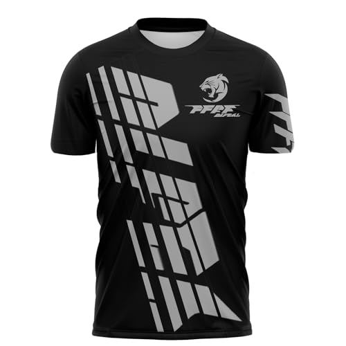 FFFF & OLFEH MTB Trikot,Herren Radtrikot Fahrradtrikot Kurze, Motocross | MX MTB Mountainbike,Shirt Downhill Fahrrad Jersey Schnelltrocknend (Schwarz,XXL)