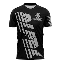 Maglia da ciclismo divertente da uomo manica corta cartone animato MTB