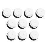 Julihai 10-teiliges Griffband für Tennisschläger, rutschfest, Bequem, Schweißabsorbierend, mit Schneller und Einfacher Installation, für Griffe von Tennis, Badminton, Squash, Angelruten, (White)