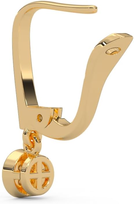 0.13 Cttw Round Cut Natural Diamond Bezel-Set Dangle Hoop Earrings for Women | Crafted in 925 Sterling Silver | Gift for Her & Special Occasions | Fine Jewelry Gift Box Included