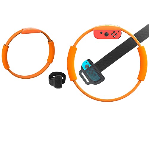 Image of PSS Fitness Ring Compatible with Ring Fit Adventure Nintendo Switch, Replacement for Ring Con with Leg Strap,Perfect for Kids 5 to 12 Old Age