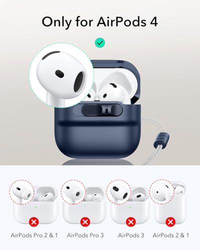 Image of ESR for AirPods 4 Case, Compatible with MagSafe, Pulse Series, Blue