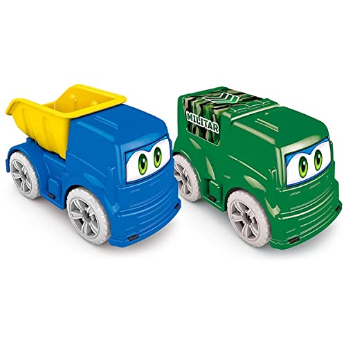 Carrinho Super Frota I com 2 Unidades; GGB Plast