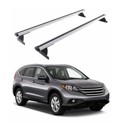 Barres de toit Honda CR-V 2013-2018 anti-bruit OMAC Heavy Duty aluminium argenté