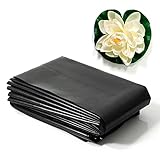 Yaquilo 7 X 10 Ft. Pond Liner HDPE Pond Skins - for Outdoor Fish Ponds, Garden Fountain, Waterfall –