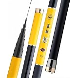 Canna da pesca telescopica in fibra di carbonio (8-16 m) Ultralight Super-Stiff canna da pesca per Big Fish Casting attrezzatura da pesca