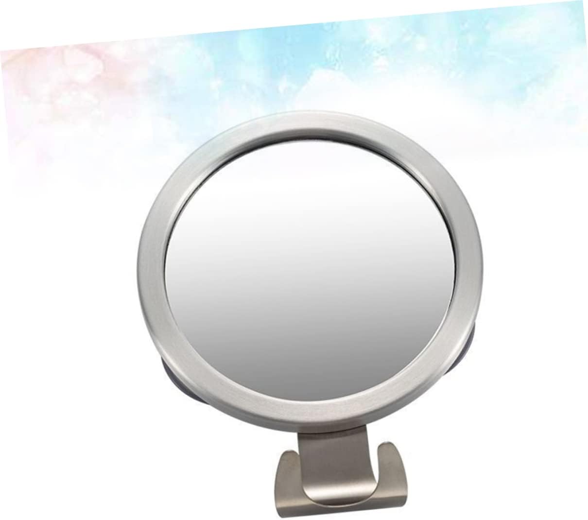 NOLITOY Fogless Shower Mirror Bathroom Vanity Mirror Easy Install Hook for Razor Sponge Tweezers Fog Design Style