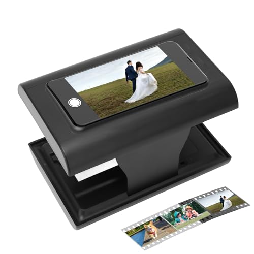 Mobile Film Scanner, 35mm Portatile Pieghevole Scanner Diapositive e Negativi,