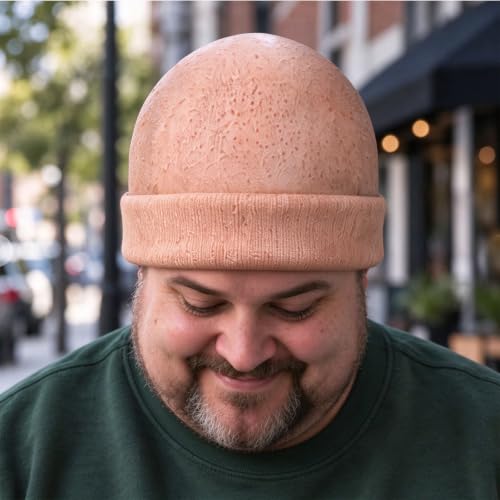 Mens 3D Funny Printed Winter Hat Halloween Custom Knitted Skull Beanie Hats - image 3