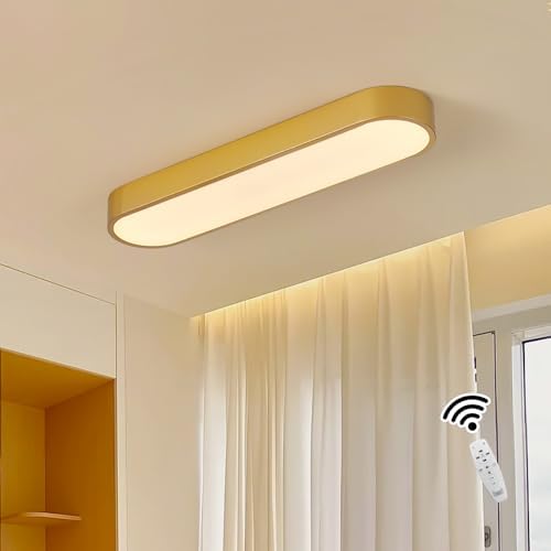 Naroume Modern LED Flush Mount Ceiling Lamp Review: A Long Term Users Perspective On The 72cm Linear Metal Chandelier