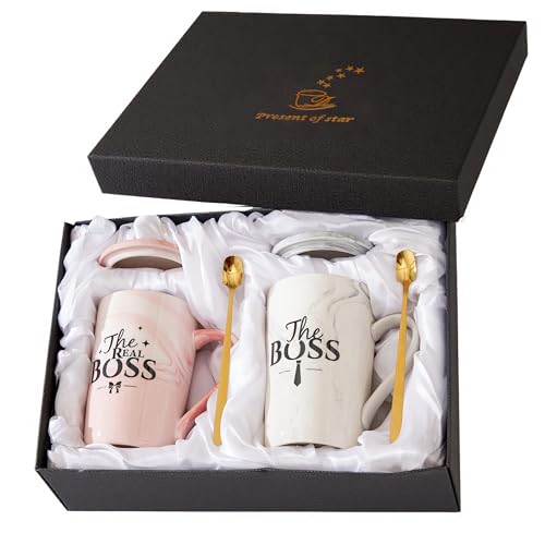 Funny Boss Gifts Coffee Mugs Set-Unique Wedding Gifts For Bride