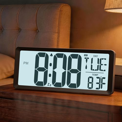 14.2" Battery Operated Clock with Backlight
